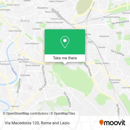 Macedonia Street 120 map