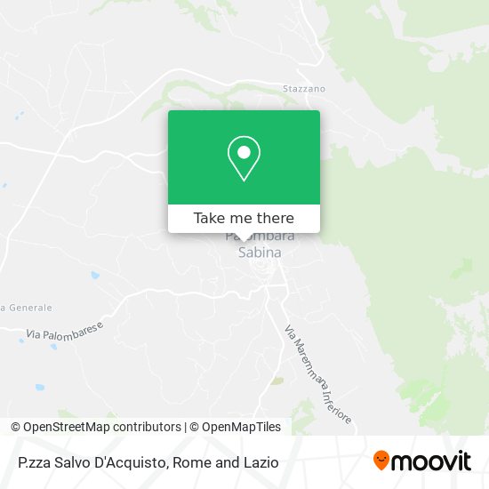 P.zza Salvo D'Acquisto map