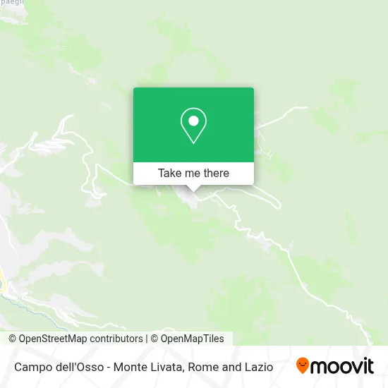 Campo dell'Osso - Monte Livata map