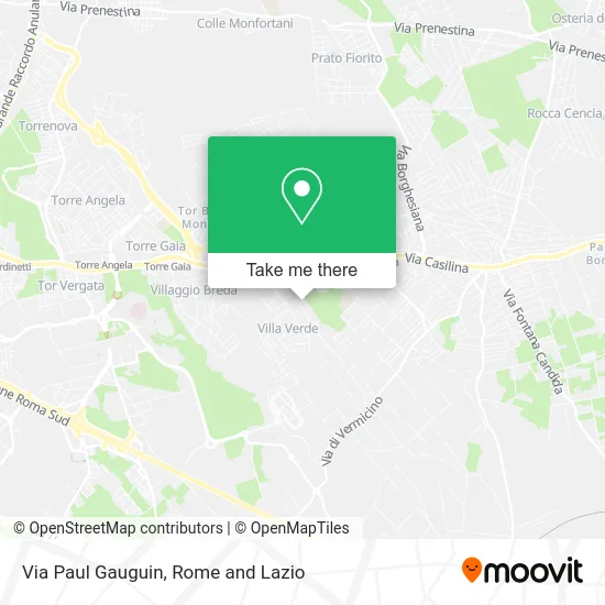 Paul Gauguin Street map