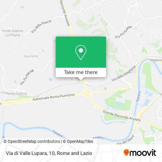 Via di Valle Lupara, 10 map
