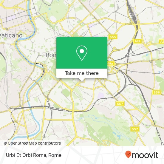 Urbi Et Orbi Roma map
