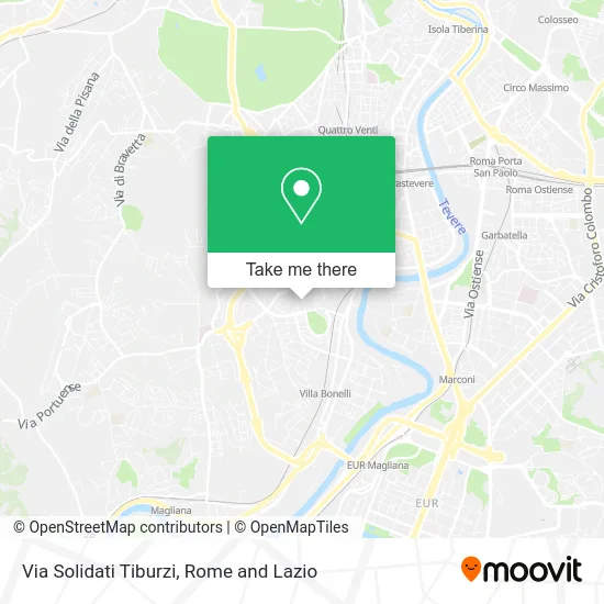 Solidati Tiburzi Street map