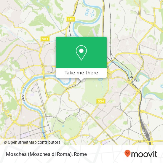 Moschea (Moschea di Roma) map