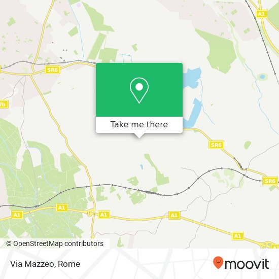 Via Mazzeo map