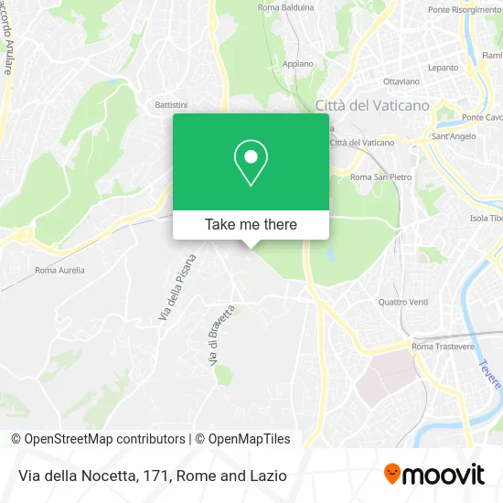 Via della Nocetta, 171 map