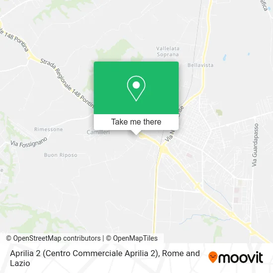 Aprilia 2 (Commercial Center Aprilia 2) map