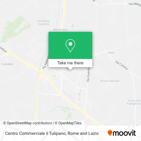 Tulipano Shopping Center map
