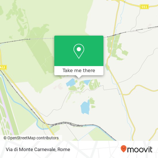 Via di Monte Carnevale map