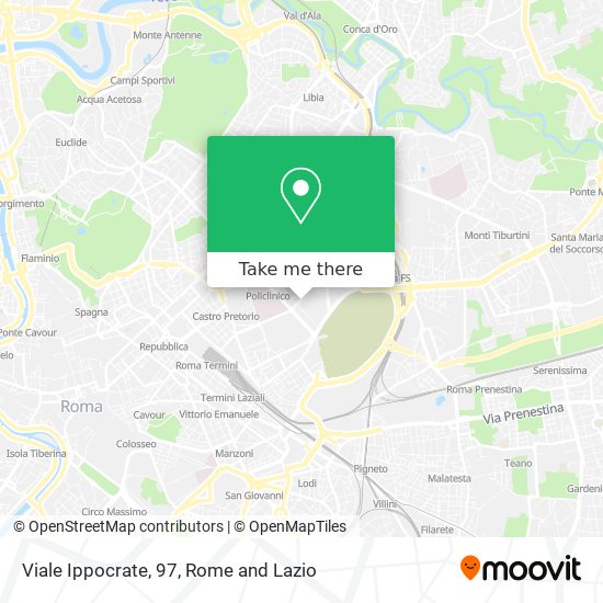 Viale Ippocrate, 97 map