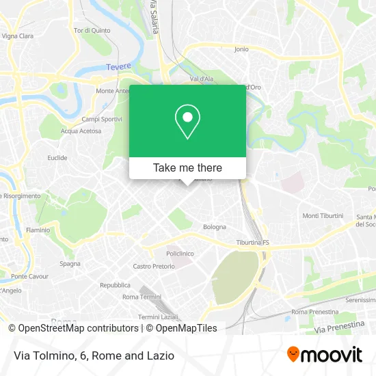 Tolmino Street, 6 map