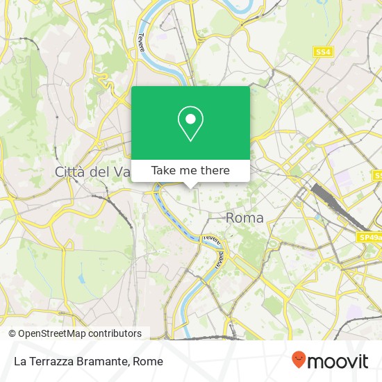 La Terrazza Bramante map