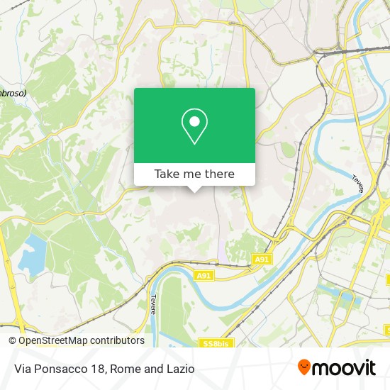 Via Ponsacco 18 map