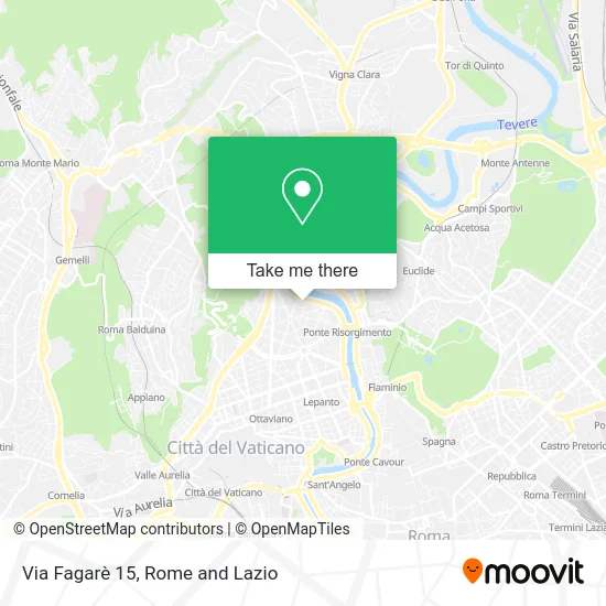 Fagarè Street 15 map