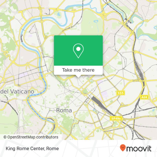 King Rome Center map