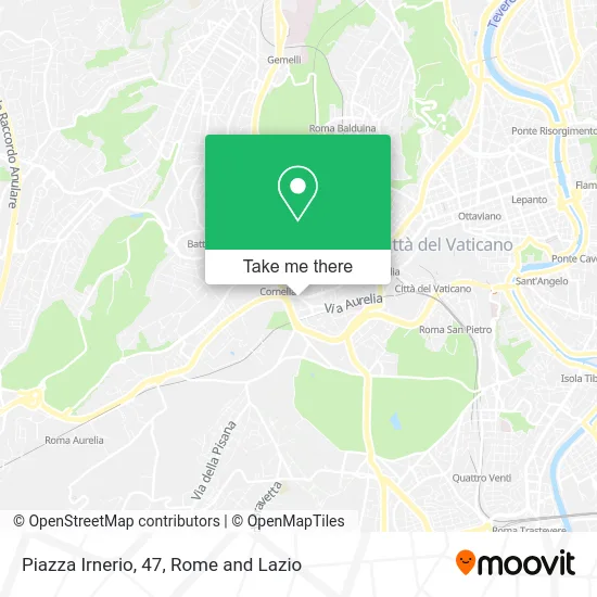 Piazza Irnerio, 47 map