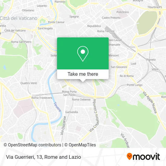 Guerrieri Street, 13 map