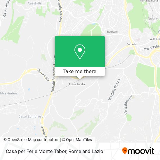 Casa per Ferie Monte Tabor map