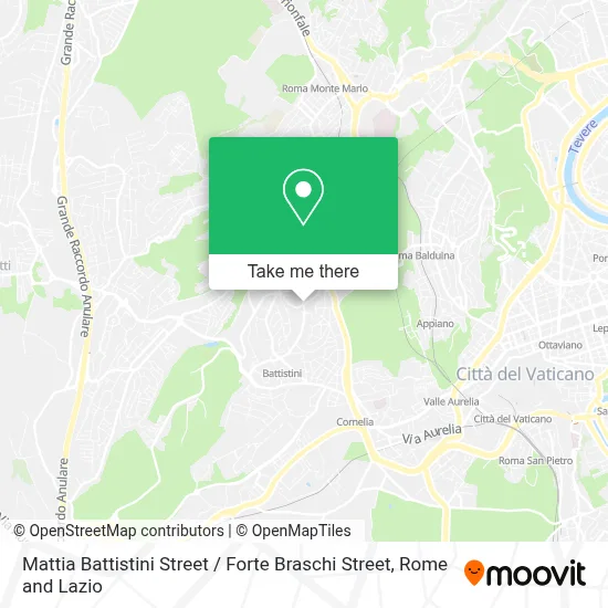 Mattia Battistini Street / Forte Braschi Street map