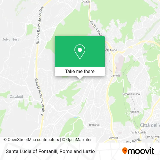 Santa Lucia of Fontanili map