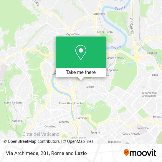 Archimedes Street, 201 map