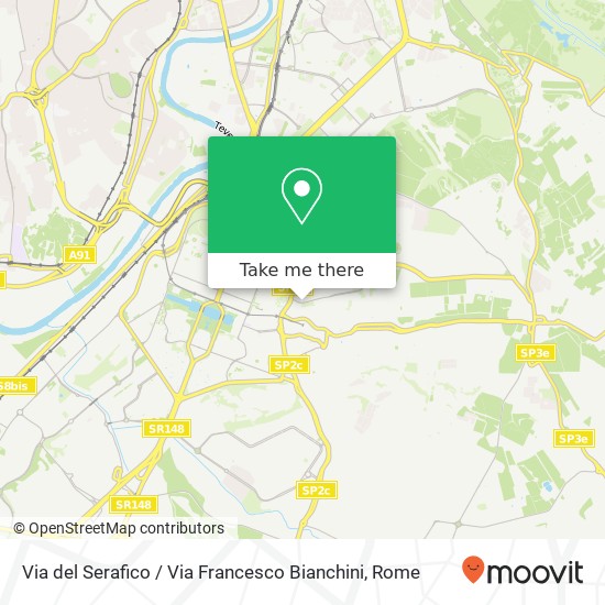 Via del Serafico / Via Francesco Bianchini map