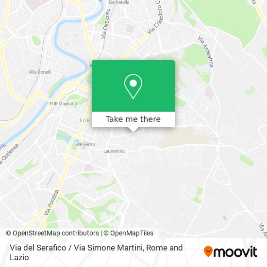 Via del Serafico / Via Simone Martini map