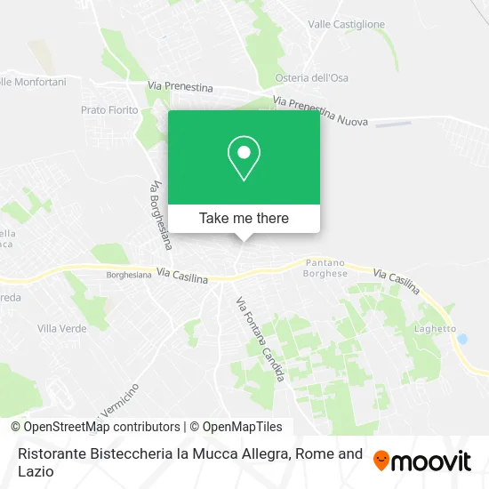 La Mucca Allegra Steakhouse Restaurant map