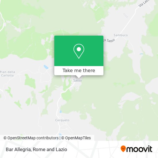 Bar Allegria map