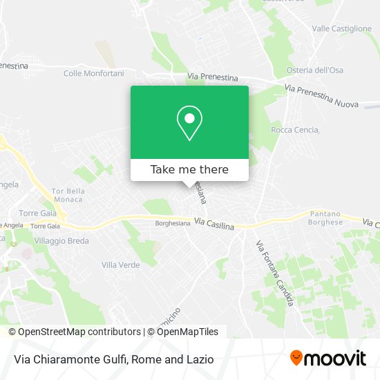 Via Chiaramonte Gulfi map