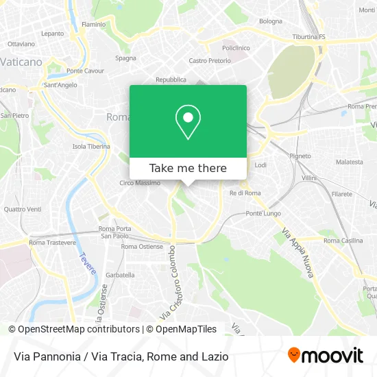 Pannonia Street / Thrace Street map