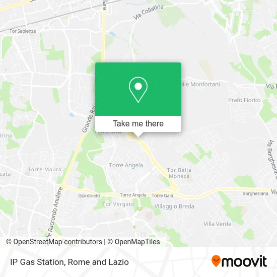 IP Gas Station map
