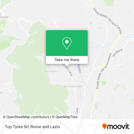 Top Tyres Srl map