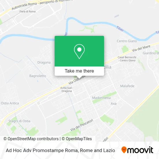 Ad Hoc Adv Promostampe Roma map
