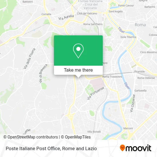 Poste Italiane Post Office map