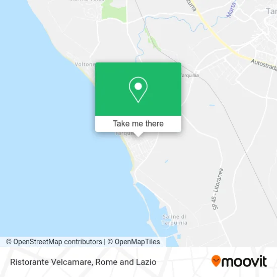 Ristorante Velcamare map