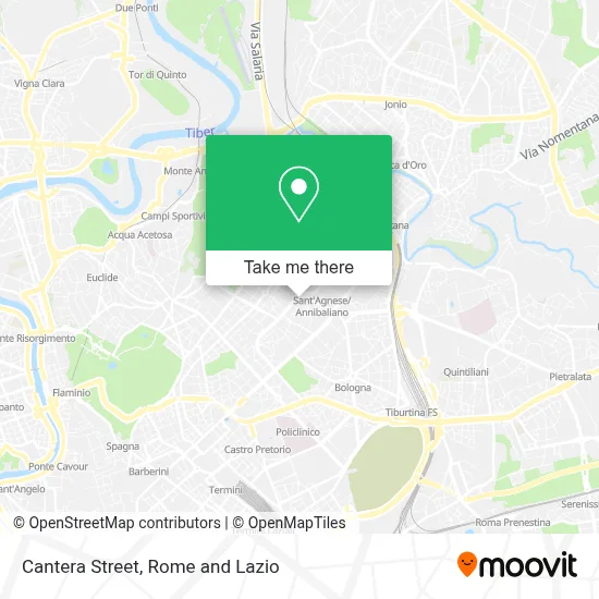 Cantera Street map