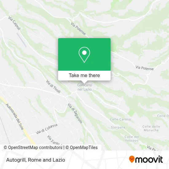 Autogrill map