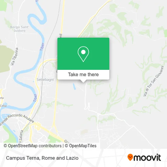 Campus Terna map