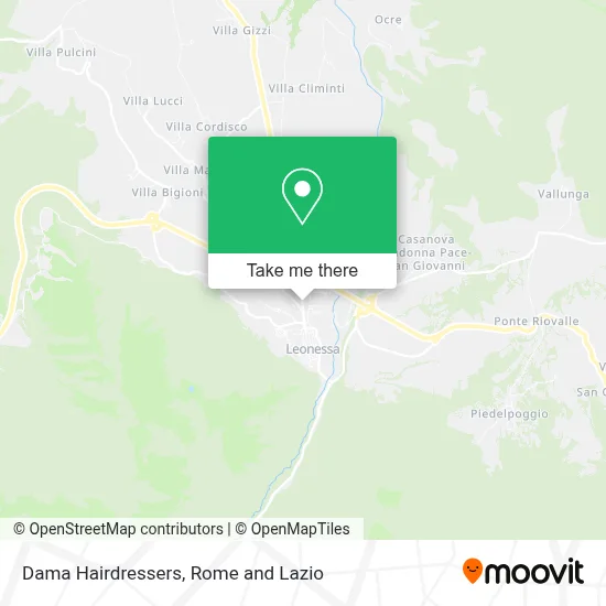 Dama Hairdressers map