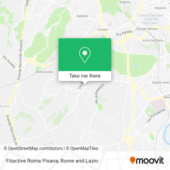 Fitactive Roma Pisana map