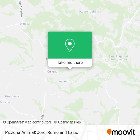 Pizzeria Anima&Core map