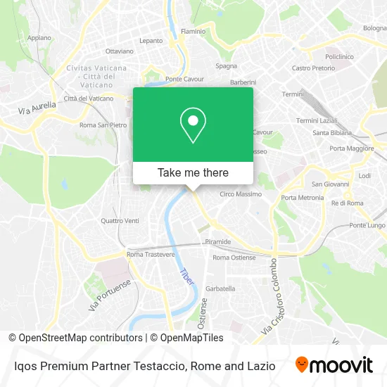 Iqos Premium Partner Testaccio map