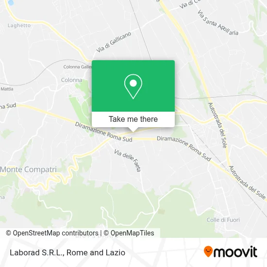 Laborad S.R.L. map