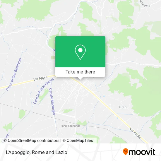L'Appoggio map