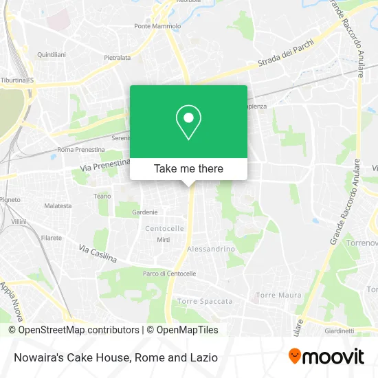Nowaira's Cake House map