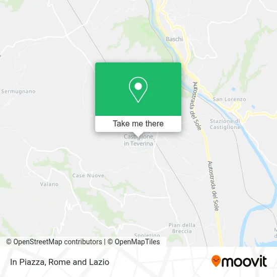 In Piazza map