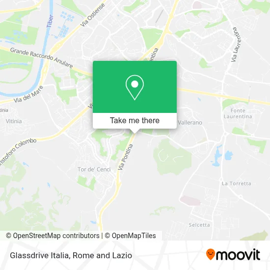 Glassdrive Italia map