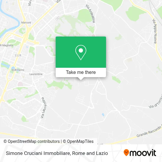 Simone Cruciani Immobiliare map