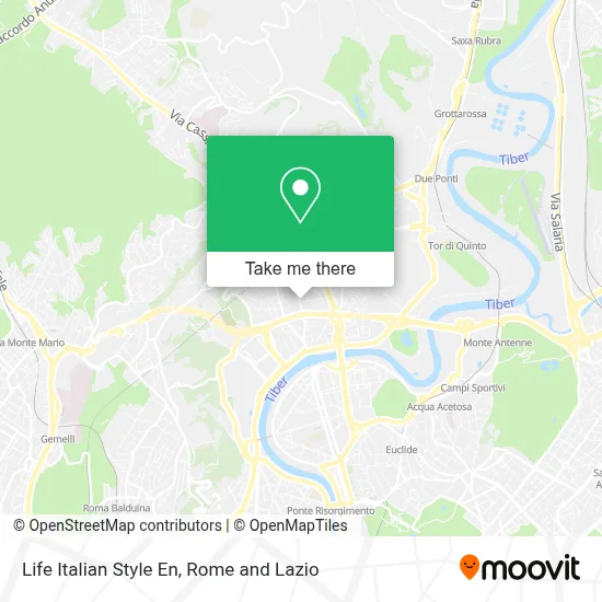 Life Italian Style En map